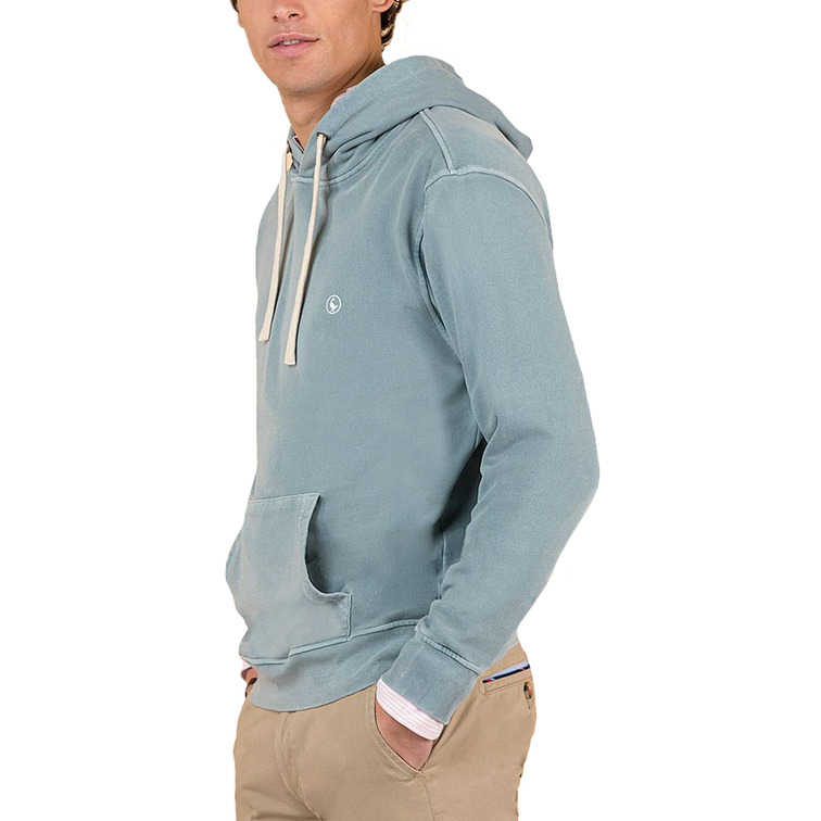 homme sweat-shirt capucha verde u