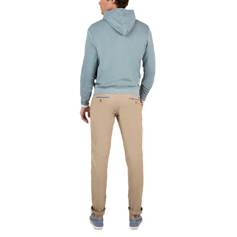 homme sweat-shirt capucha verde u