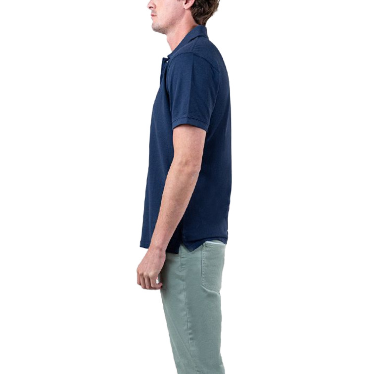pôle homme  ganso pôle piqué garment dyed marino