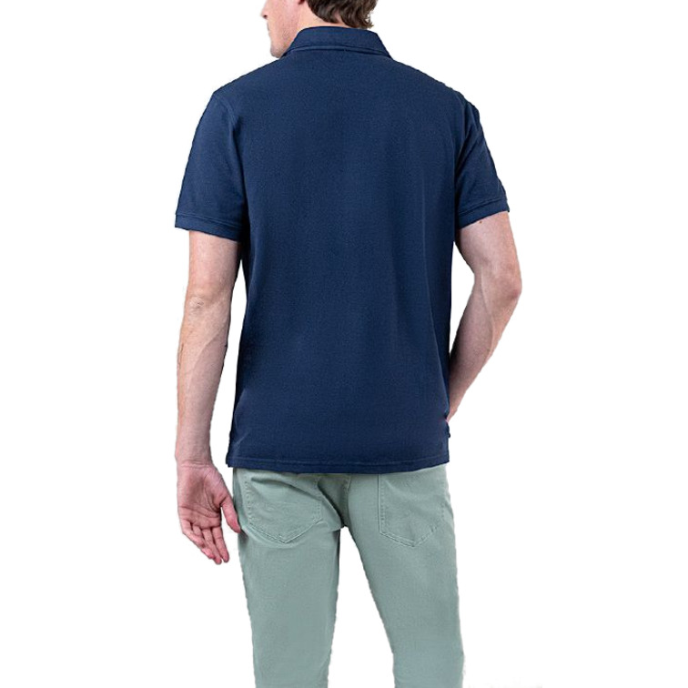 pôle homme  ganso pôle piqué garment dyed marino