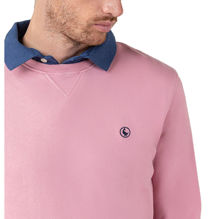 sweat-shirt homme  ganso sweat-shirt cuello caja rosa