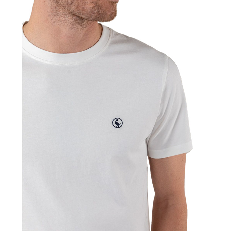 chemise homme  ganso t-shirt garment dyed blanca