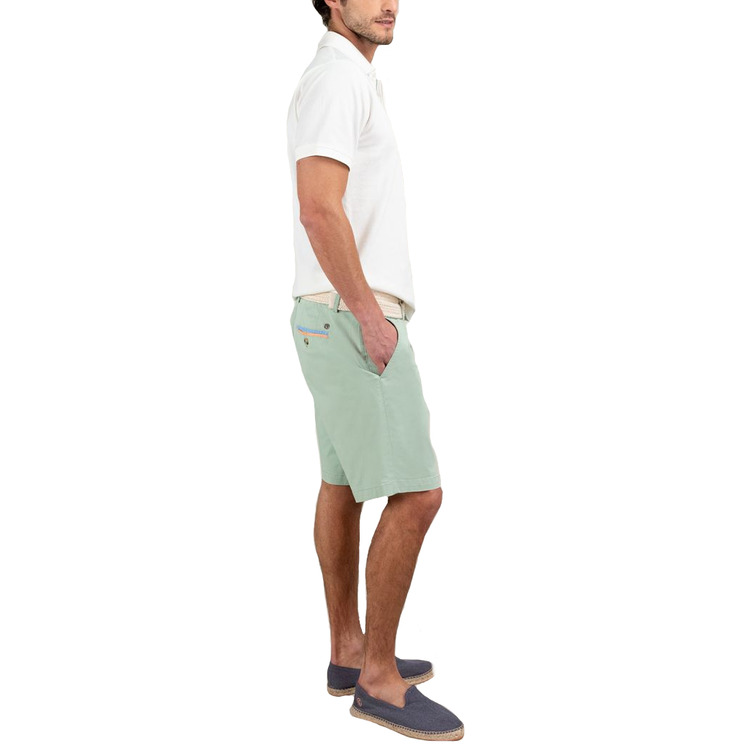 pôle homme  el ganso pôle piqué garment dyed blanco