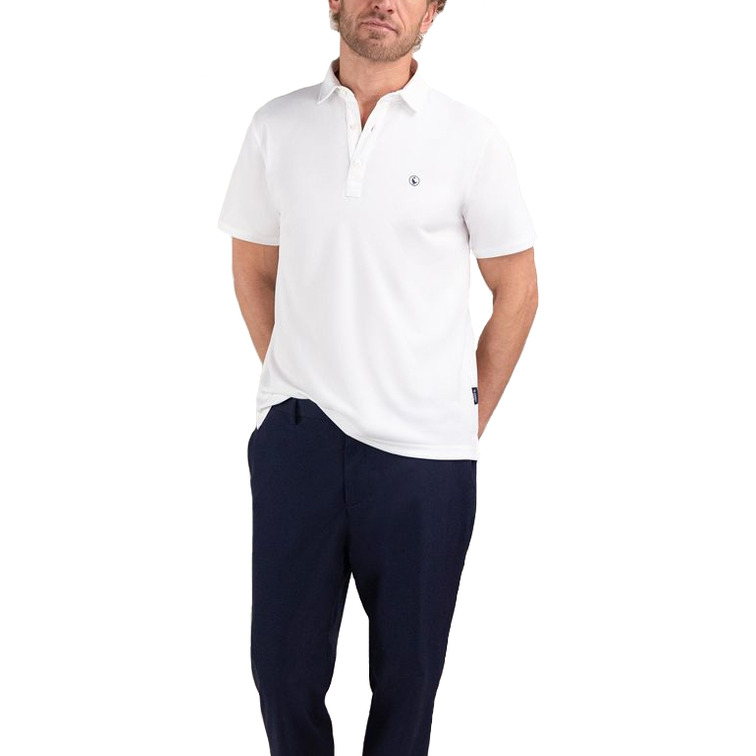 pôle homme  el ganso pôle sepiia blanco