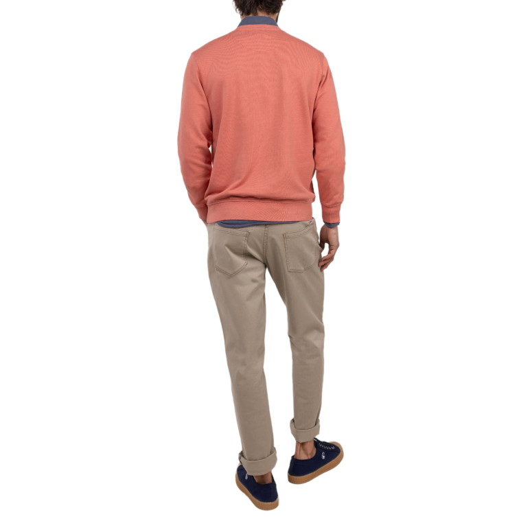 sweat-shirt homme  el ganso sweat-shirt cuello caja rojo