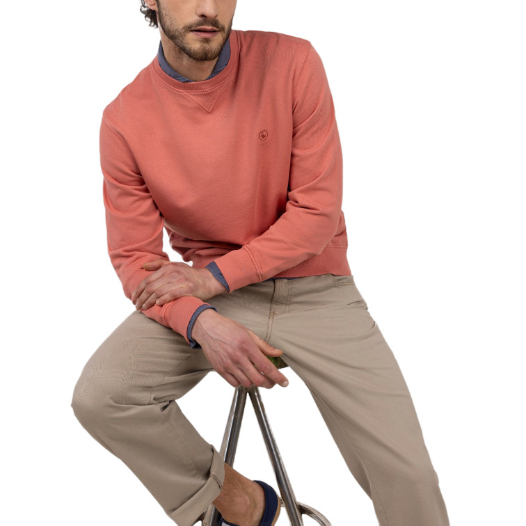 sweat-shirt homme  el ganso sweat-shirt cuello caja rojo