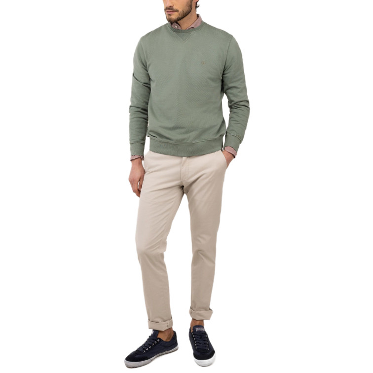 sweat-shirt homme  el ganso sweat-shirt cuello caja verde
