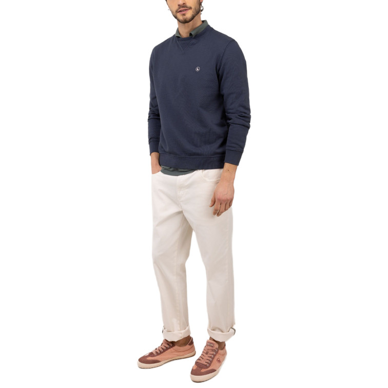 sweat-shirt homme  el ganso sweat-shirt cuello caja marino