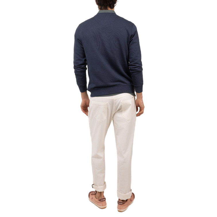 sweat-shirt homme  el ganso sweat-shirt cuello caja marino