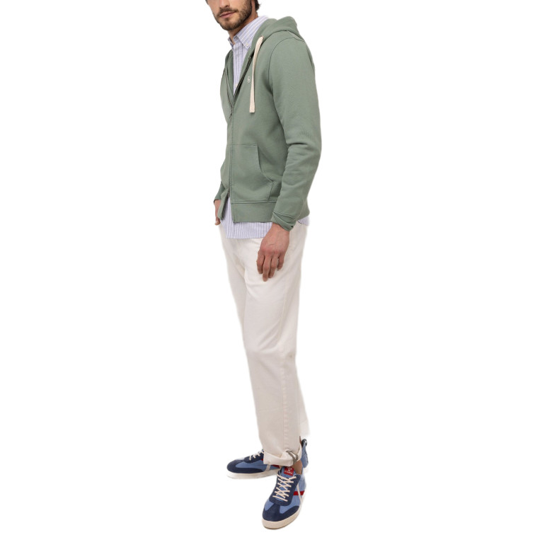 sweat-shirt homme  el ganso sweat-shirt cremallera verde