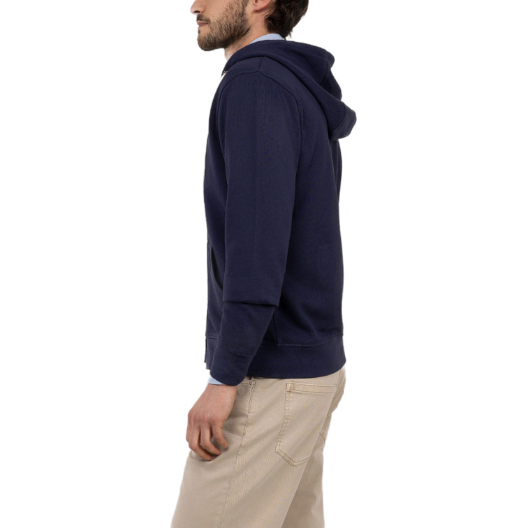 sweat-shirt homme  el ganso sweat-shirt cremallera marino