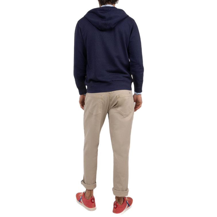 sweat-shirt homme  el ganso sweat-shirt cremallera marino