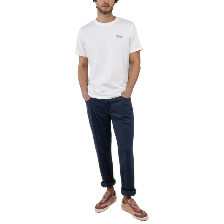 t-shirt homme  el ganso t-shirt peces blanco