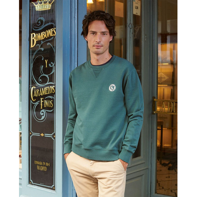 sweat-shirt homme  ganso sweat-shirt cuello caja verde