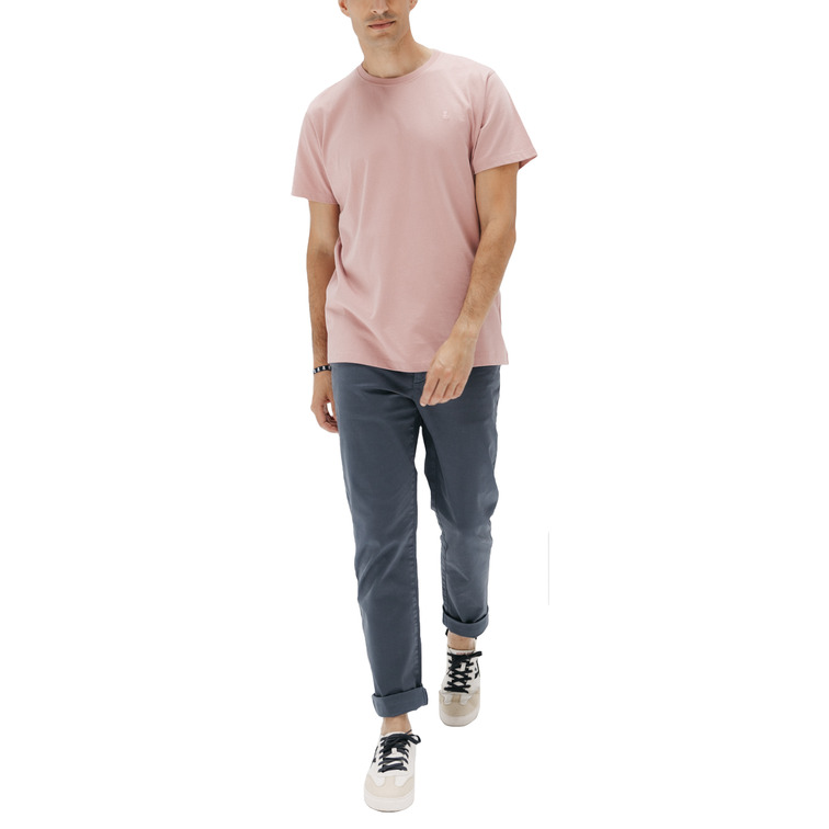 t-shirt homme  el pulpo t-shirt básica bordado rosa p
