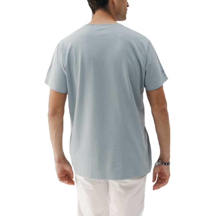 t-shirt homme  el pulpo t-shirt básica bordado azul g