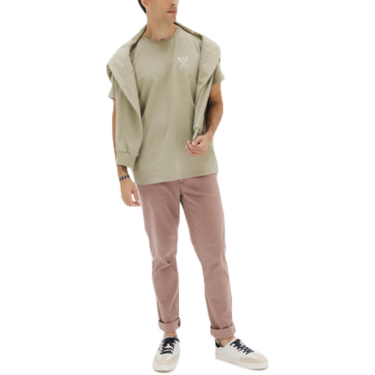 t-shirt homme  el pulpo t-shirt palas dibujadas verde