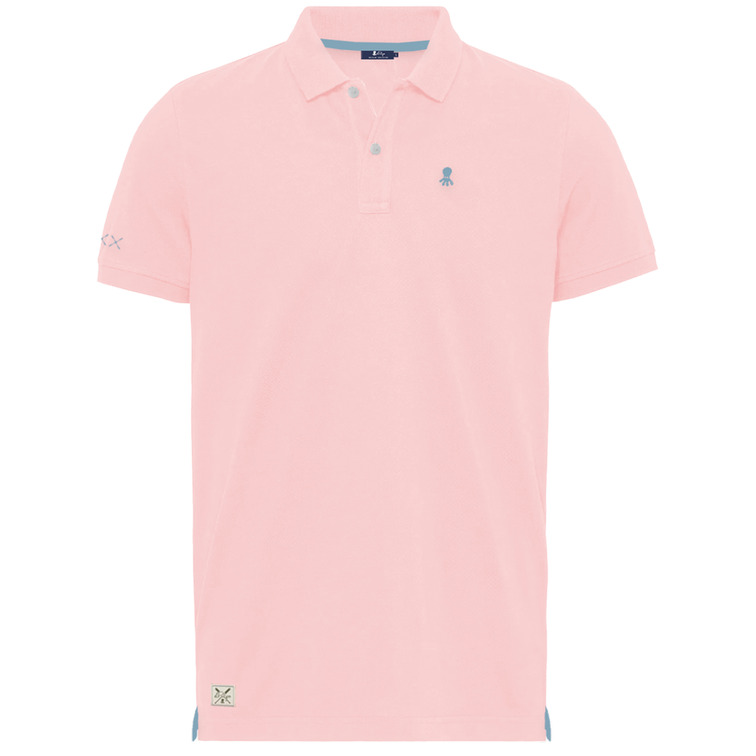 pôle homme  pulpo pôle basic logo rosa bebé