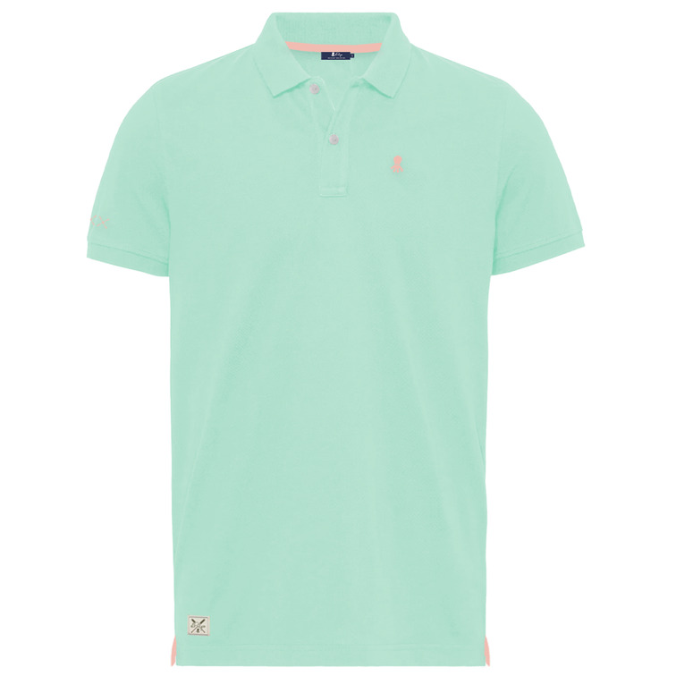 pôle homme  pulpo pôle basic logo verde agua