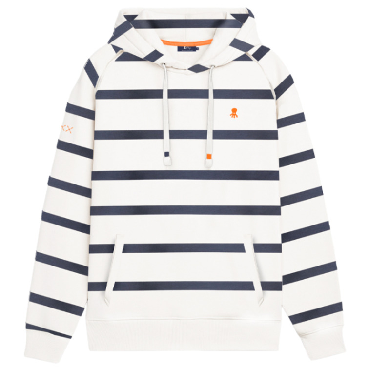 sweat-shirt homme  pulpo sweat-shirt capucha rayas mariner