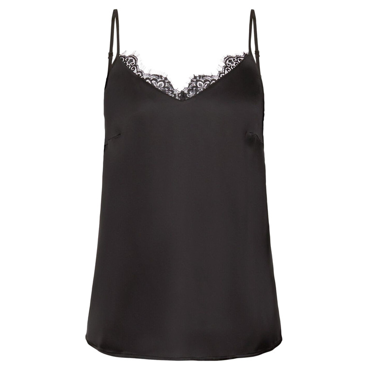 chemise femme  ESPRIT satin drape top