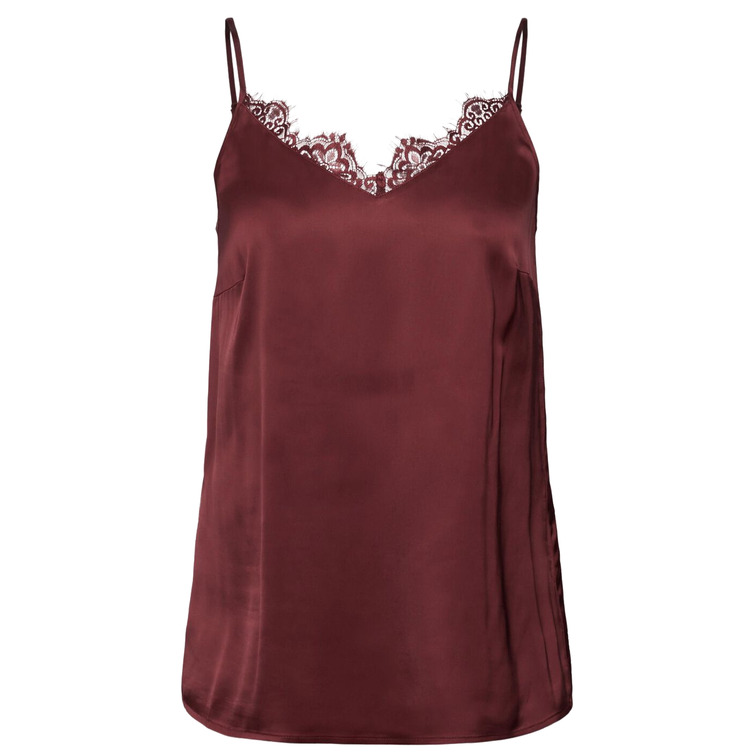 chemise femme  ESPRIT satin drape top