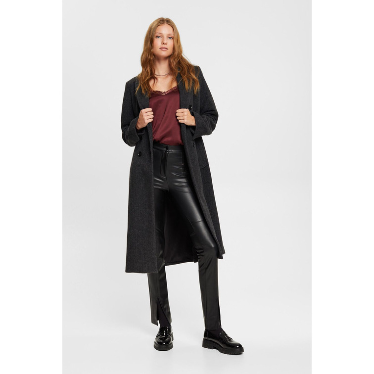 chemise femme  ESPRIT satin drape top