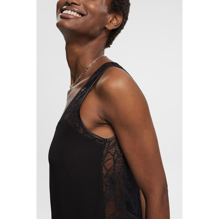 t-shirt femme  ESPRIT k_lace top