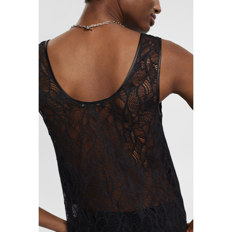 t-shirt femme  ESPRIT k_lace top