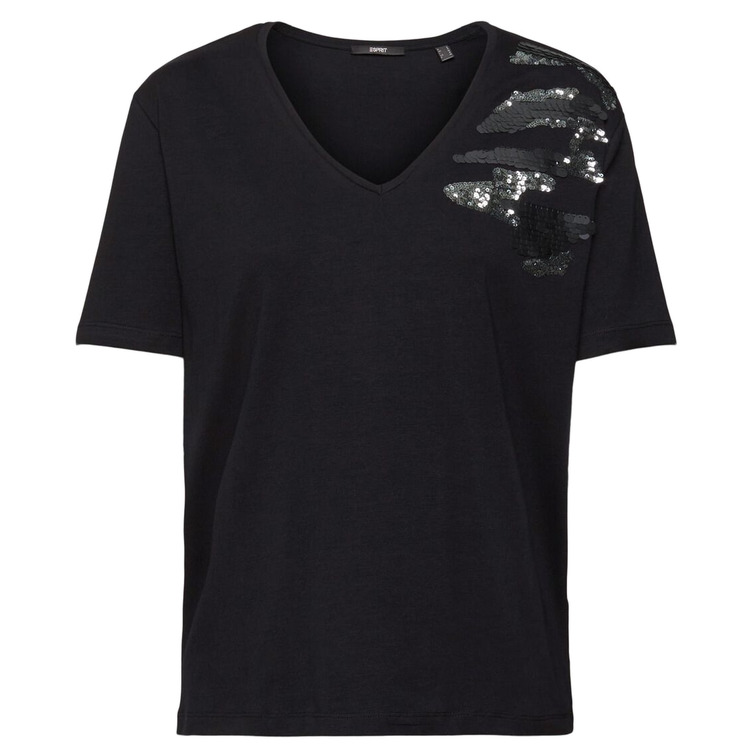 t-shirt femme  ESPRIT sus vneck aw