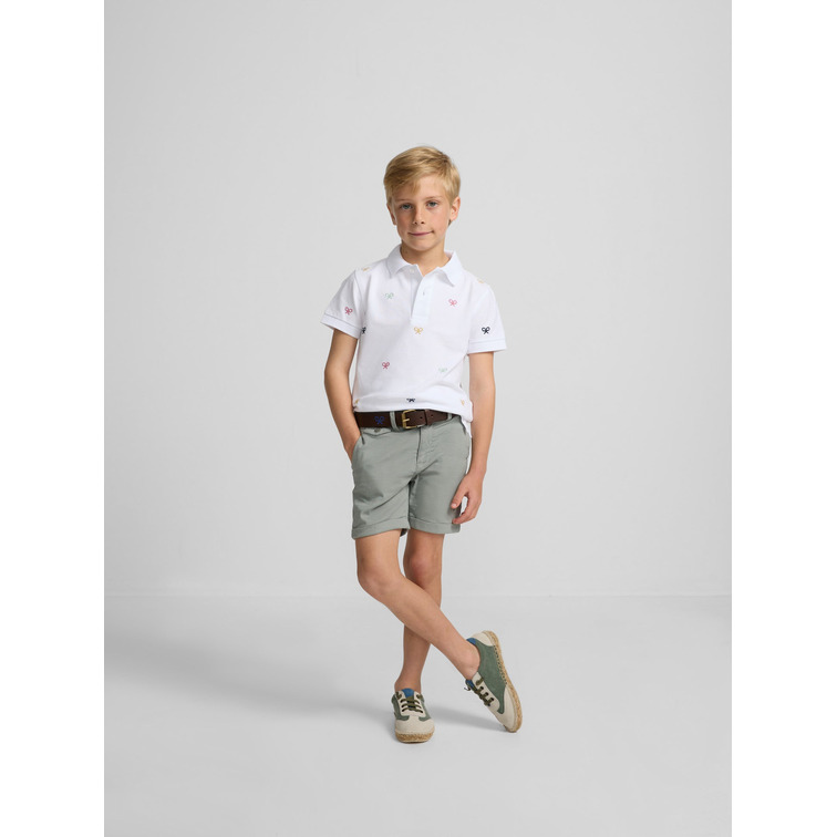 pôle garçon  silbon pôle kids multiraqueta blanca