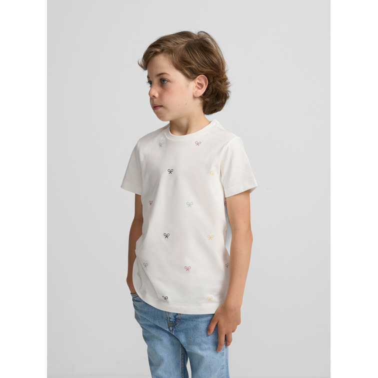 t-shirt garçon  silbon t-shirt kids multiraquetas bl