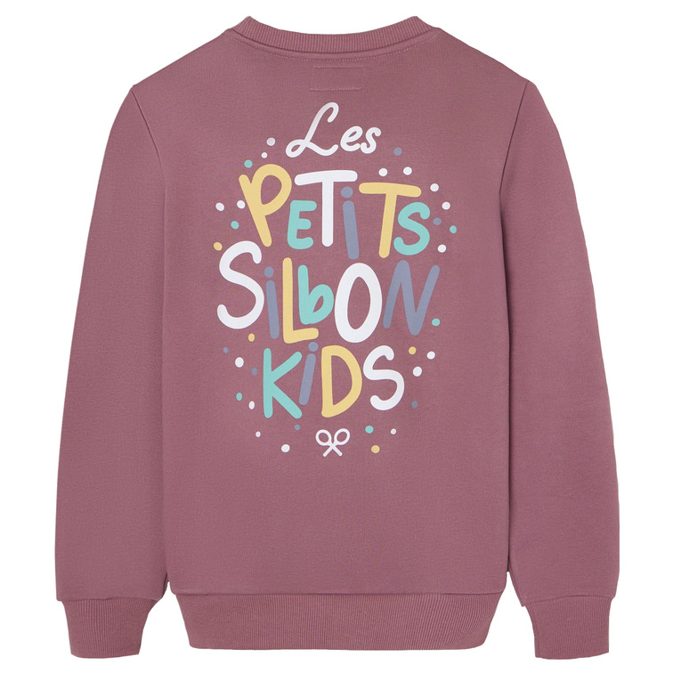 sweat-shirt garçon  silbon sweat-shirt kids petits burdeos