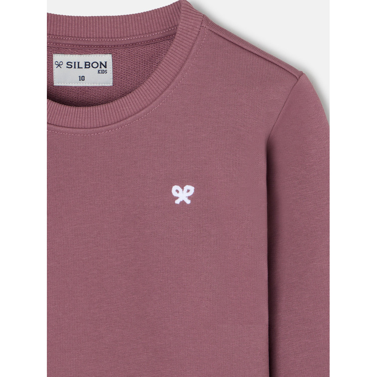 sweat-shirt garçon  silbon sweat-shirt kids petits burdeos