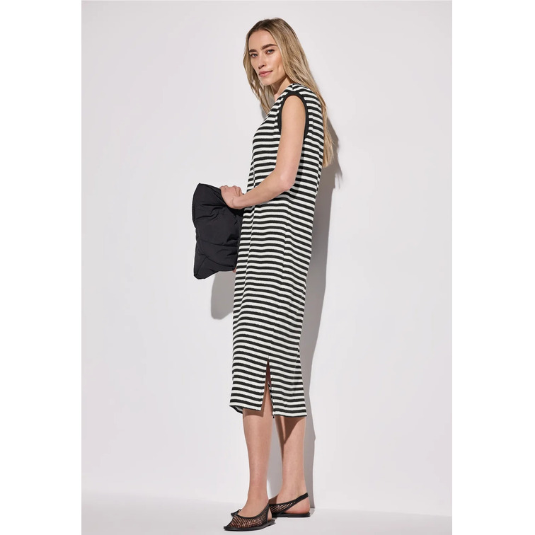 robe femme  street striped dress