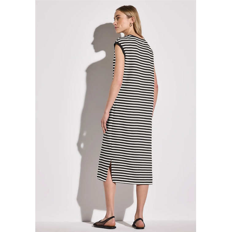 robe femme  street striped dress