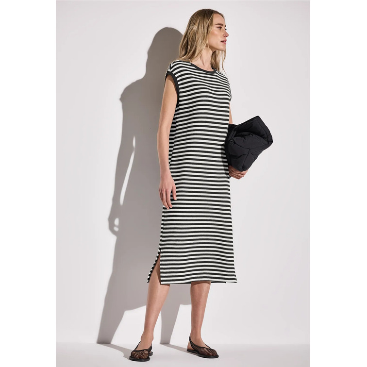 robe femme  street striped dress