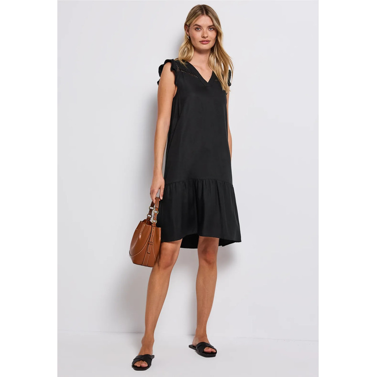 robe femme  street ltd qr viscose tunic dress_sol