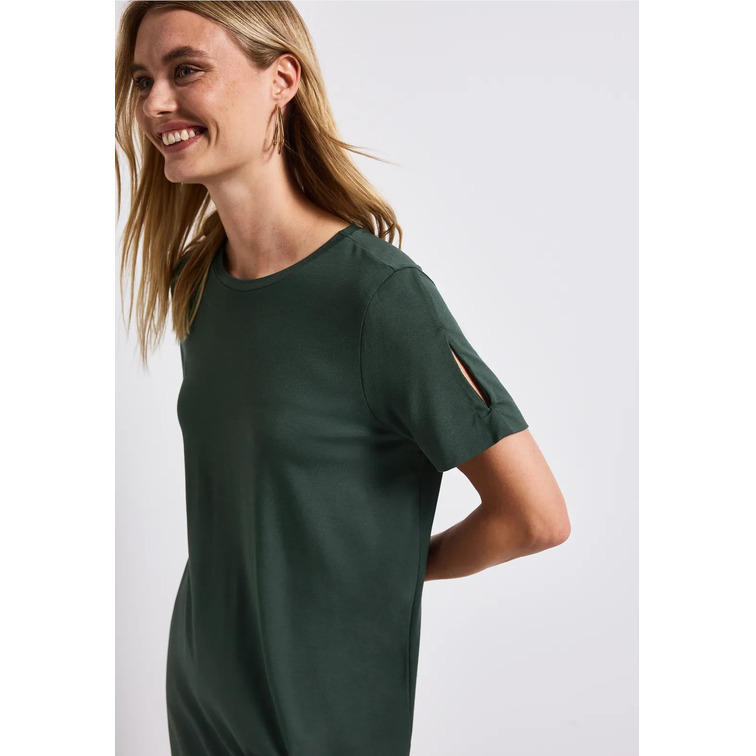 robe femme  street t-shirt dress sleeve detail_so