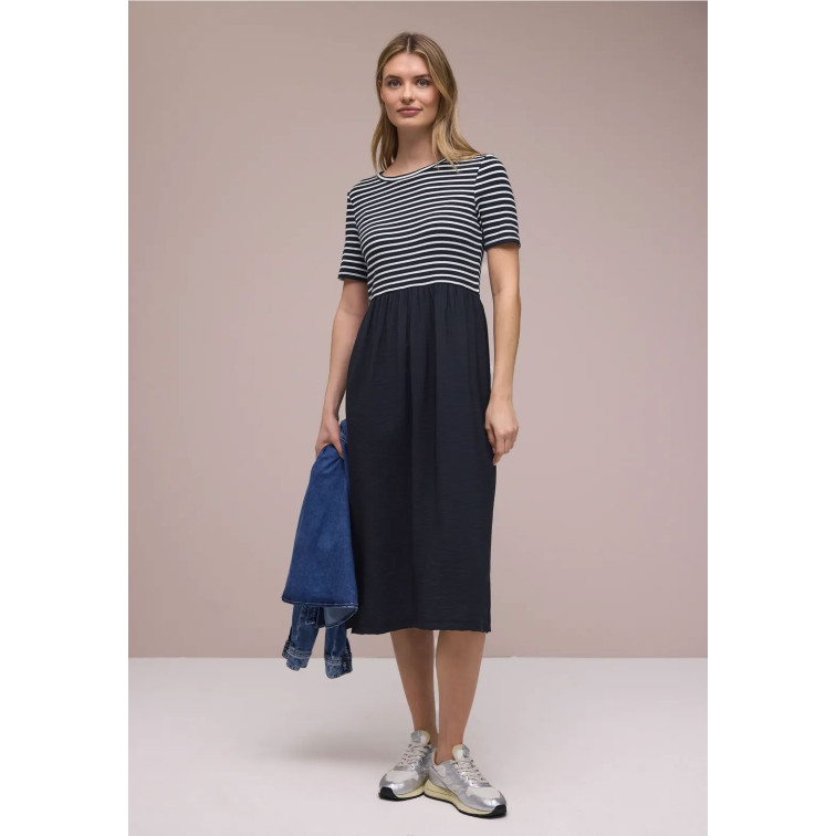femme mat mix dress_striped 27502