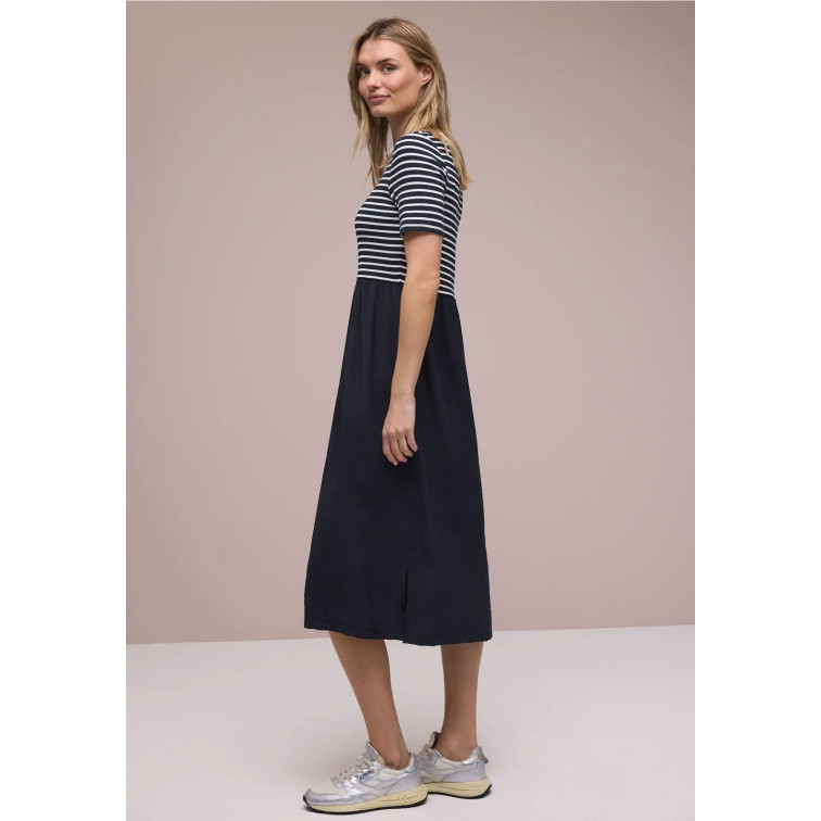 femme mat mix dress_striped 27502