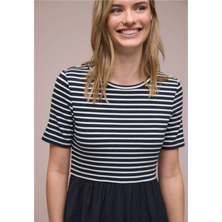 femme mat mix dress_striped 27502