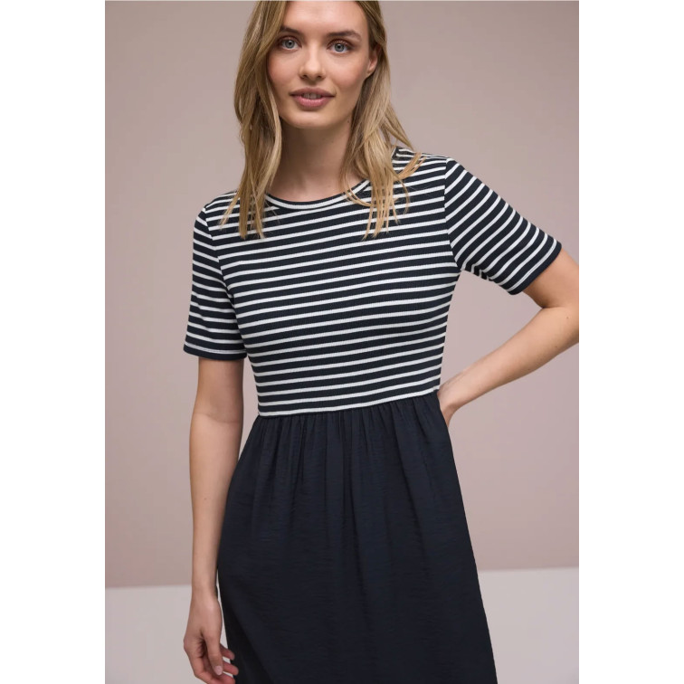 femme mat mix dress_striped 27502