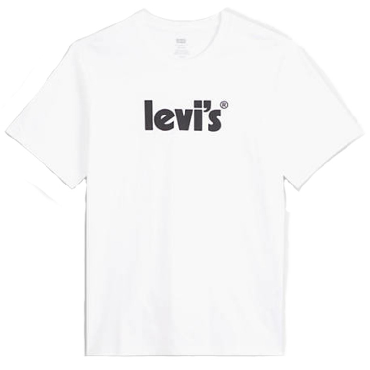 t-shirt homme levi’s poster logo