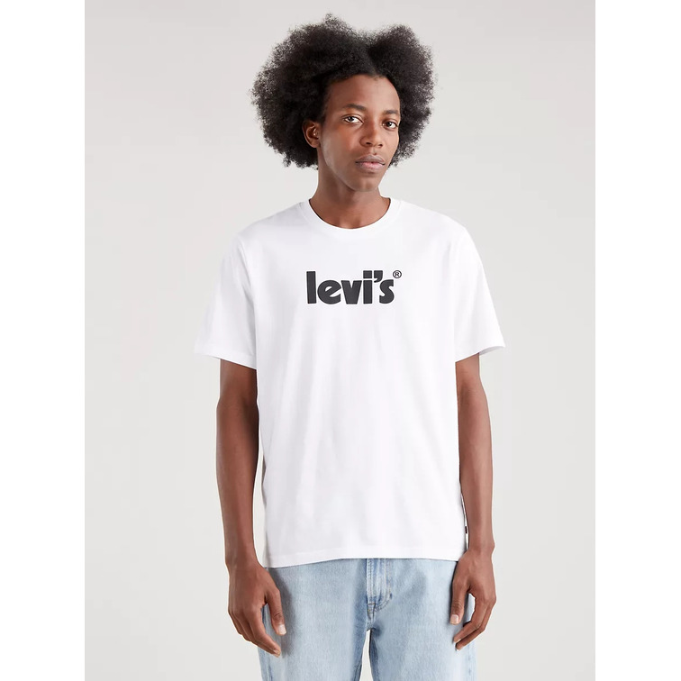 t-shirt homme levi’s poster logo