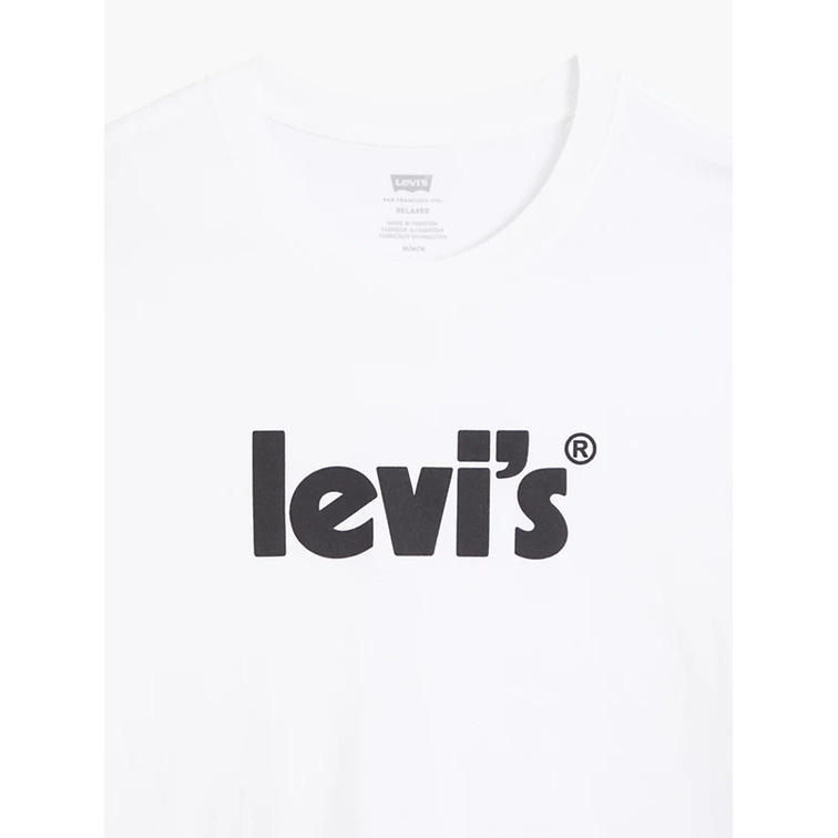 t-shirt homme levi’s poster logo