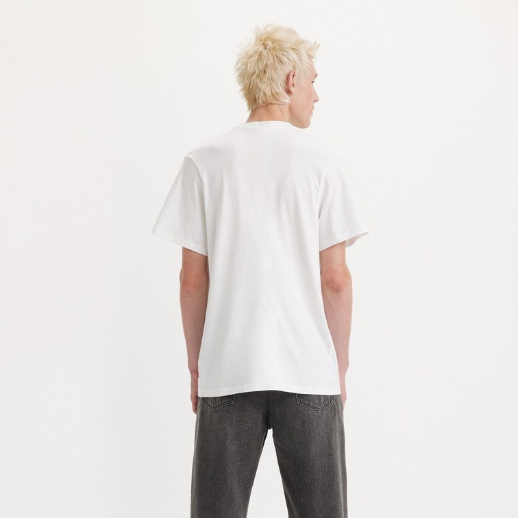 t-shirt homme  levis ss relaxed fit tee chrome head