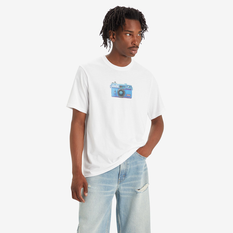 t-shirt homme  levis ss relaxed fit tee camera rela