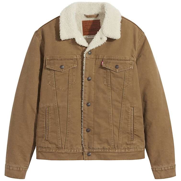 cazadora homme  levis type 3 sherpa trucker washed c
