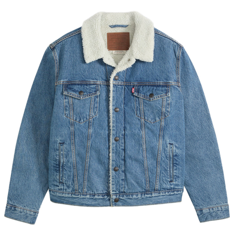 cazadora homme  levi's type 3 sherpa trucker